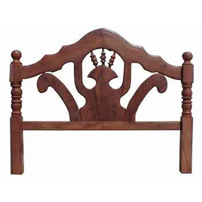 Cama de algarrobo flor de lis