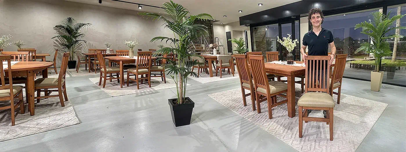 Comedor de algarrobo macizo - 2.192 clientes satisfechos