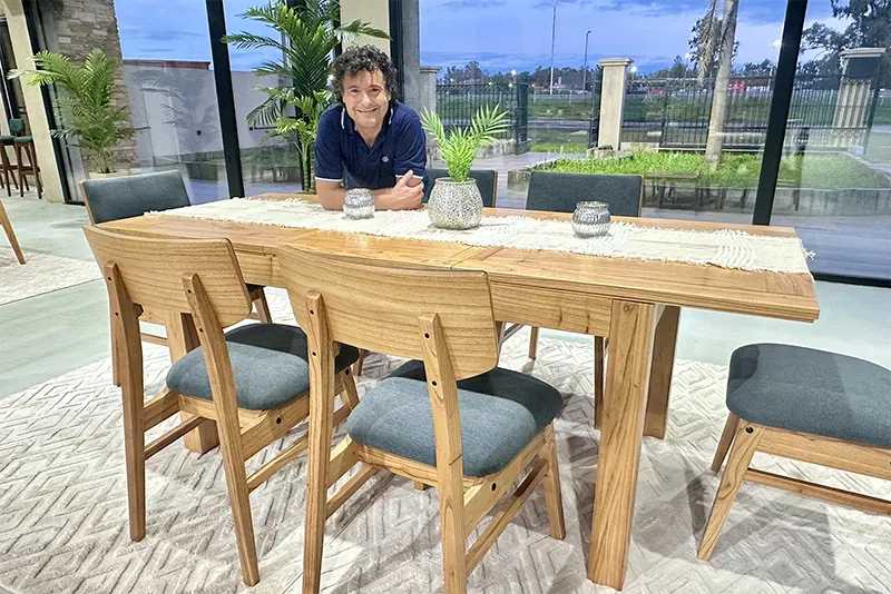 Mesas de comedor en madera maciza