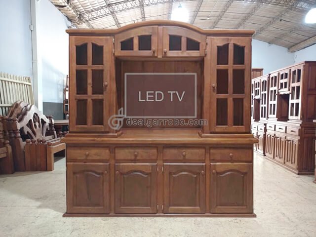 Mueble Modular Para TV Modelo Capilla. F�brica de Racks de Madera y Mesas de TV en Algarrobo Macizo