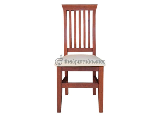 Silla de Comedor de Madera Tapizada Ecocuero