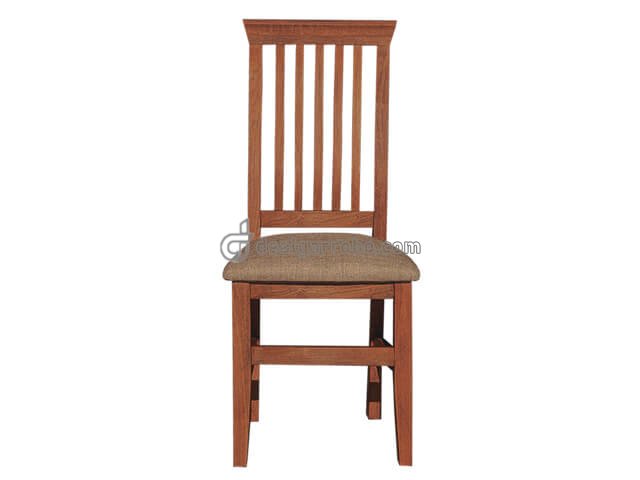 Silla de Comedor de Madera Tapizada Tela