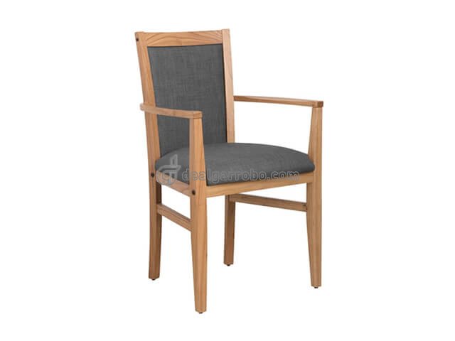 Silla de Comedor Moderna con Apoyabrazos