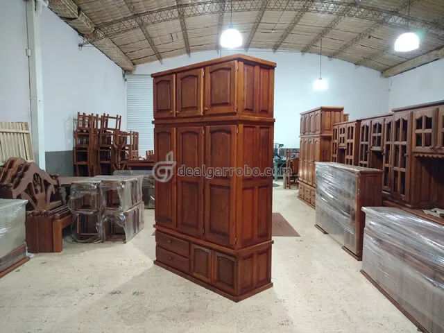 ▷ MUEBLE ZAPATERO CON CAJONES Y PUERTA MADERA