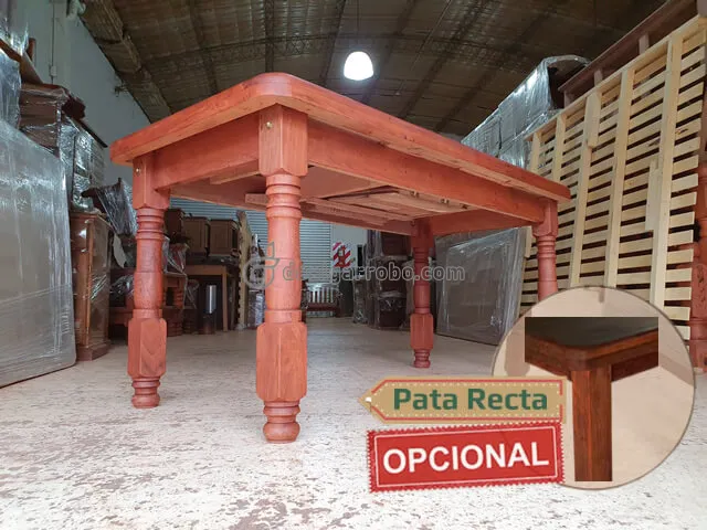 Mesas de Algarrobo Extensibles Modelos y Precios. Fabrica de Mesas Plegables de Madera Maciza.