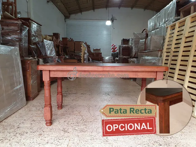 Mesas de Algarrobo Extensibles Modelos y Precios. Fabrica de Mesas Plegables de Madera Maciza.