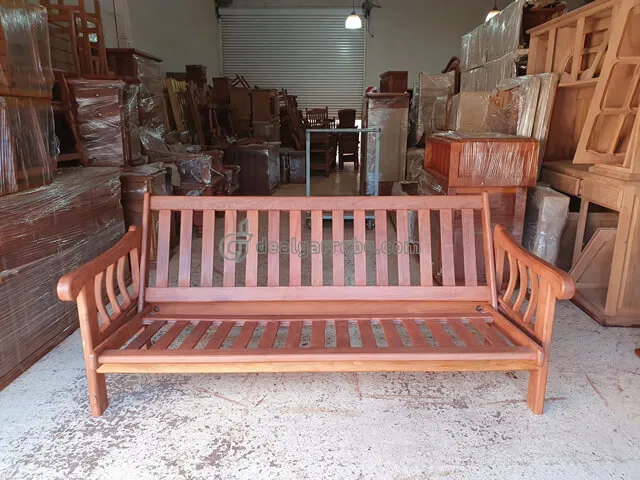 Futon de Madera de Algarrobo de 3 cuerpos