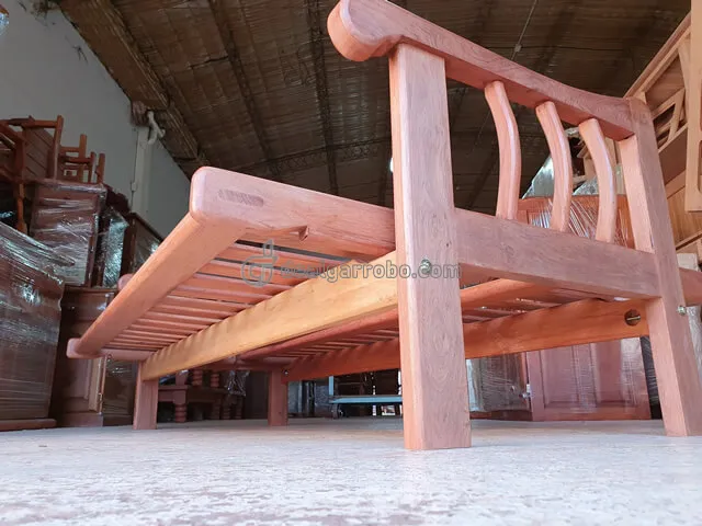 Futon de Madera de Algarrobo de 3 cuerpos