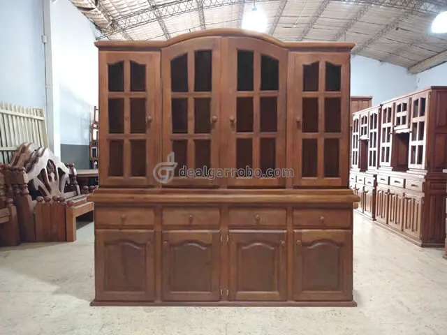 Modular de Algarrobo Capilla Cerrado 4 Puertas. Fbrica de Aparadores y Cristaleros. Modelos y Precios