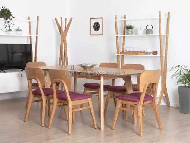 Mesa de Comedor Extensible Nrdica