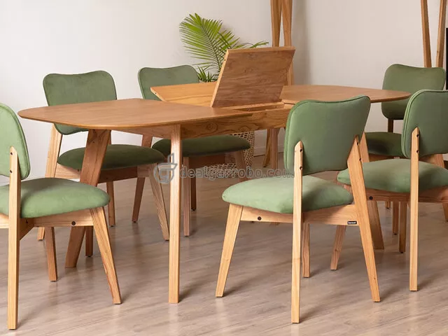 Mesa de Comedor Extensible Nrdica