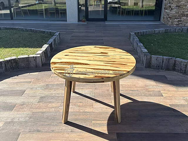 Mesa de Comedor de Guayubira Redonda