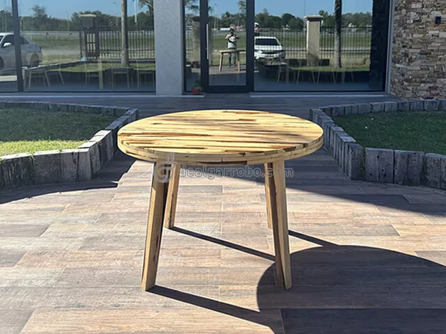 Mesa de Comedor de Guayubira Redonda