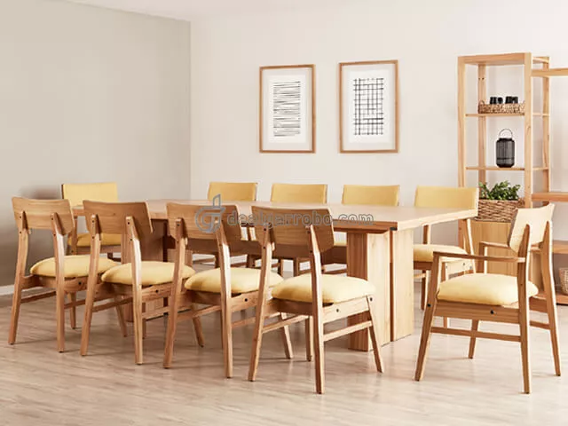 Mesa de Comedor Moderna Base Central