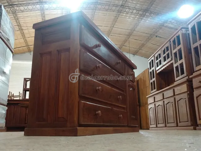 Comoda de algarrobo con 1 puerta (Cajonera)