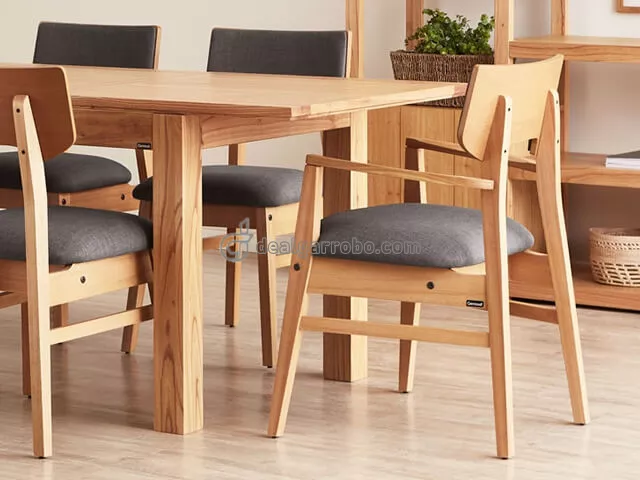 Silla de Comedor Nordica con Apoyabrazos