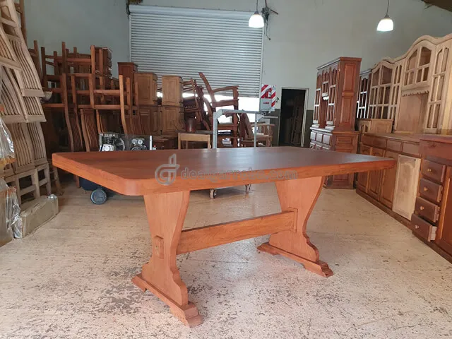 Mesa de Algarrobo con Pata Corazn a Precio de Fbrica