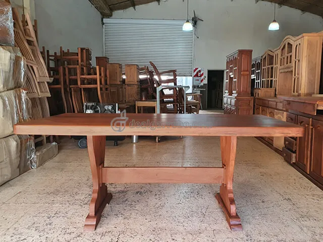 Mesa de Algarrobo con Pata Corazn a Precio de Fbrica