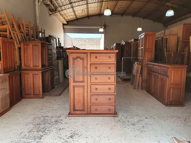 Comodas Grande c/ 6 Cajones Para Ropa Muebles Cuarto Roperos Cajoneras De  Madera