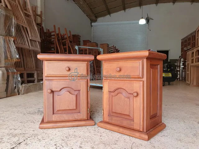 Mesa de Luz Puerta y Cajón Moderno - Ciudad Muebles