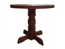 Mesa de Algarrobo Redonda Pata Bocha | Precio $ 84.630