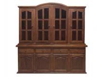 Modular de Algarrobo Capilla Cerrado 4 Puertas. Fbrica de Aparadores y Cristaleros. Modelos y Precios | Precio $ 801.219