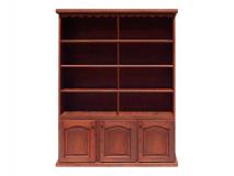 Biblioteca de algarrobo de 1,50 x 2,00 con puertas | Precio $ 172.608 Bibliotecas de algarrobo
