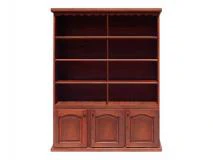 Biblioteca de algarrobo de 1,50 x 2,00 con puertas | Precio $ 620.420