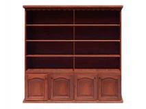 Biblioteca de algarrobo de 2,00 x 2,00 con puertas | Precio $ 812.964 Muebles de Algarrobo