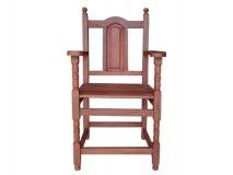 Silln Cabecero de Algarrobo con Apoyabrazos Tablero | Precio $ 79.588 Fbrica de Sillas de Madera Tapizadas Modelos y Precios. Sillas Tapizadas y Mesas de Madera para el Comedor.