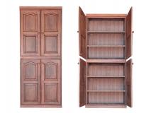Despensero de Algarrobo de 2,00 x 0,80 con 4 puertas y 4 estantes | Precio $ 121.257 Bibliotecas de algarrobo