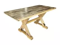 Mesa de Comedor de Madera Rustica | Precio $ 324.800 Mesas de Comedor Extensibles