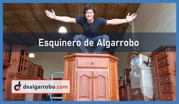 Modular de Algarrobo Esquinero. Fábrica Esquineros, Aparadores y Cristaleros. Modelos y Precios