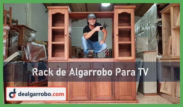 Rack Modular Para TV en Algarrobo. Mueble Organizador. Fábrica de Aparadores y Cristaleros. Modelos y Precios