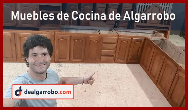 Bajo mesadas de algarrobo