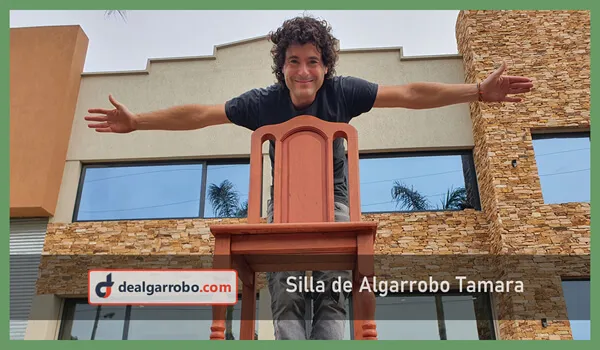 Juego Algarrobo Mesa Pata Botella con Sillas Tamaras