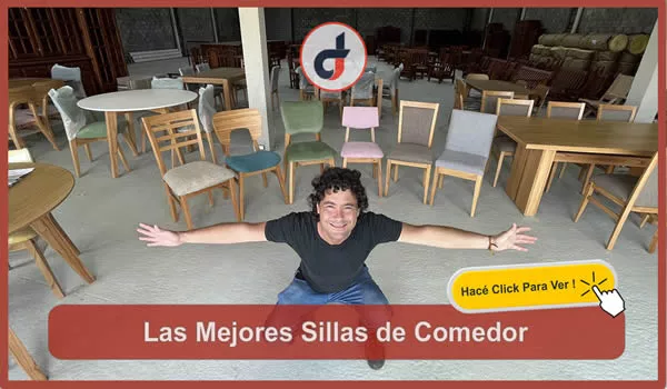 Silla de Comedor Moderna Tapizada