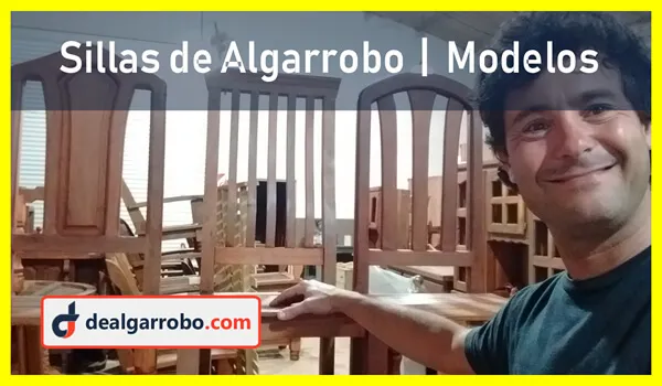 Silla de Algarrobo con Bochitas Modelo Tablero